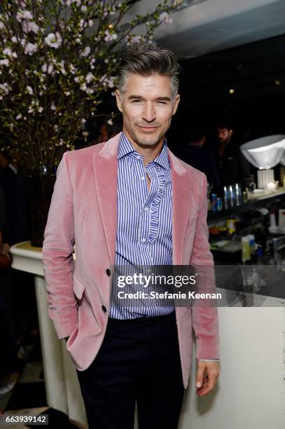 Eric Rutherford attends The Daily Front Row and REVOLVE FLA after party at Mr. Chow hosted by Mert Alas on April 2, 2017 in Los Angeles, California.