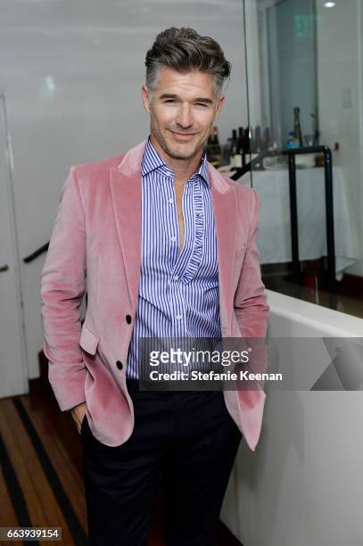 Eric Rutherford attends The Daily Front Row and REVOLVE FLA after party at Mr. Chow hosted by Mert Alas on April 2, 2017 in Los Angeles, California.