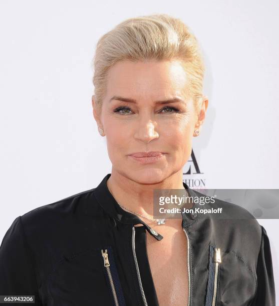 Yolanda Hadid arrives at the Daily Front Row's 3rd Annual Fashion Los Angeles Awards at the Sunset Tower Hotel on April 2, 2017 in West Hollywood,...