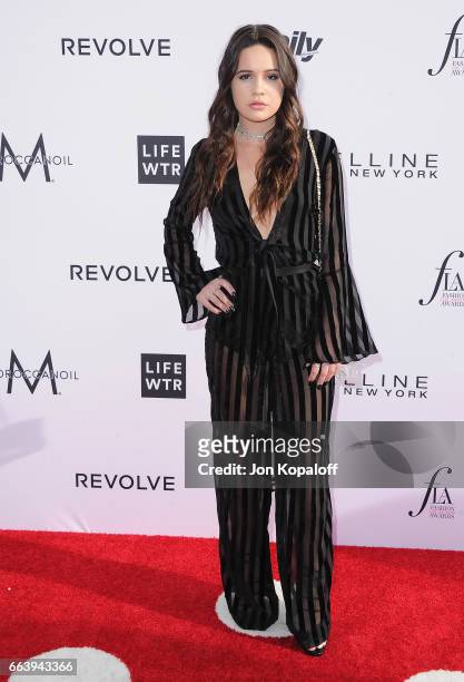 Bea Miller arrives at the Daily Front Row's 3rd Annual Fashion Los Angeles Awards at the Sunset Tower Hotel on April 2, 2017 in West Hollywood,...