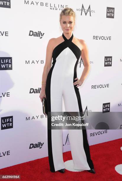 Rebecca Romijn arrives at the Daily Front Row's 3rd Annual Fashion Los Angeles Awards at the Sunset Tower Hotel on April 2, 2017 in West Hollywood,...