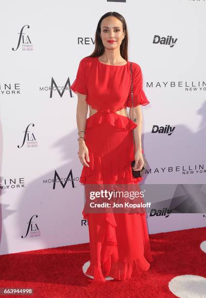 Catt Sadler arrives at the Daily Front Row's 3rd Annual Fashion Los Angeles Awards at the Sunset Tower Hotel on April 2, 2017 in West Hollywood,...