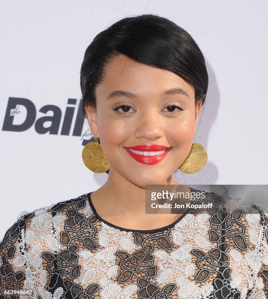 Actress Kiersey Clemons arrives at the Daily Front Row's 3rd Annual Fashion Los Angeles Awards at the Sunset Tower Hotel on April 2, 2017 in West...
