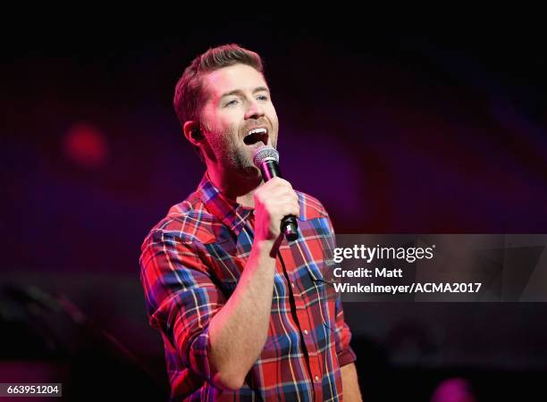 Singer Josh Turner performs onstage at the ACM Awards Official After Party at the Park Theater on April 2, 2017 in Las Vegas, Nevada.