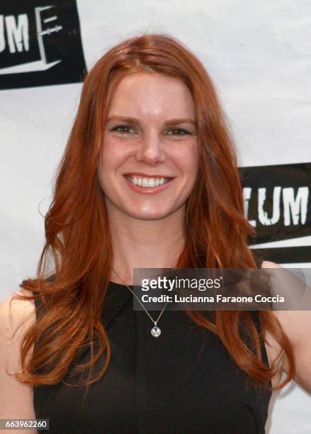 Actor Catherine Annette attends the premiere of The Asylum's "The Fast And The Fierce" at Downtown Independent Theater on April 2, 2017 in Los...