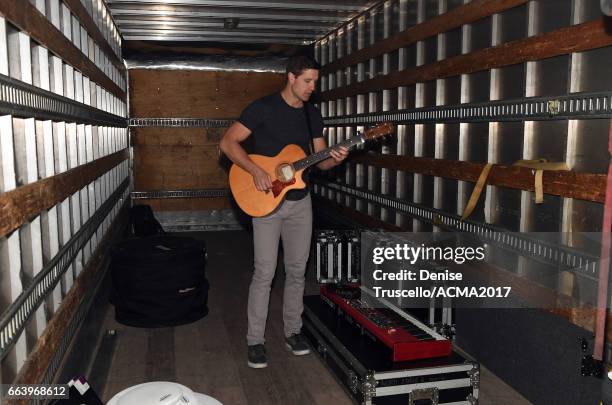 Musician Walker Hayes attends the ACM Awards official after party at The Joint inside the Hard Rock Hotel & Casino on April 2, 2017 in Las Vegas,...