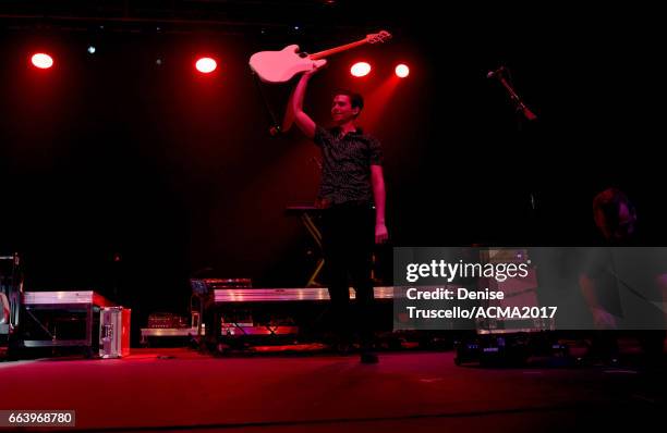 Musician Scotty McCreery performs the ACM Awards official after party at The Joint inside the Hard Rock Hotel & Casino on April 2, 2017 in Las Vegas,...