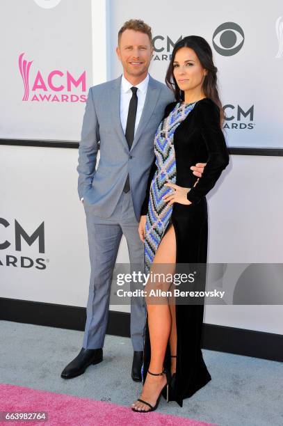 Recording artist/co-host Dierks Bentley and Cassidy Black attend at the 52nd Academy Of Country Music Awards on April 2, 2017 in Las Vegas, Nevada.