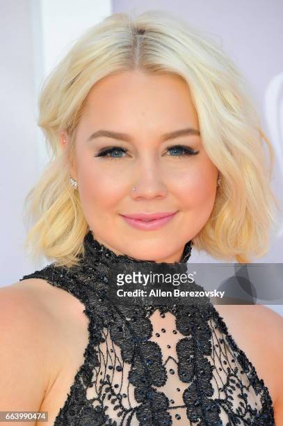 Recording artist RaeLynn arrives at the 52nd Academy Of Country Music Awards on April 2, 2017 in Las Vegas, Nevada.