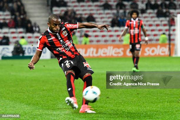 Ricardo Pereira of Nice during the French Ligue 1 match between Nice and Bordeaux at Allianz Rivera on April 2, 2017 in Nice, France.