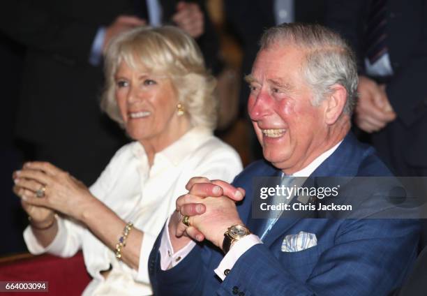 Prince Charles, Prince of Wales and Camilla, Duchess of Cornwall visit Sant'Ambrogio Market to celebrate the Slow Food movement and meet local food...