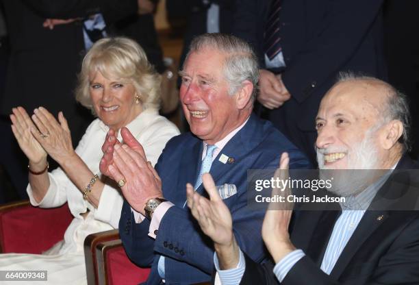 Prince Charles, Prince of Wales and Camilla, Duchess of Cornwall visit Sant'Ambrogio Market to celebrate the Slow Food movement and meet the founder...