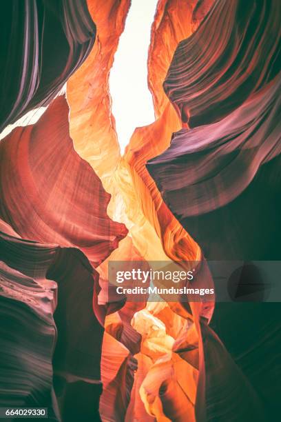 antelope canyon, arizona, usa - crevice stock pictures, royalty-free photos & images