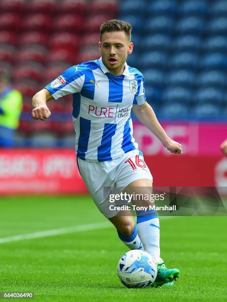 Jack Payne of Huddersfield Town during the Sky Bet Championship match between Huddersfield Town and Burton Albion at the John Smiths Stadium Stadium...