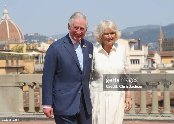 Prince Charles, Prince of Wales and Camilla, Duchess of Cornwall attend an event for the Italian Wool Industry and the Prince of Wales's Campaign for...