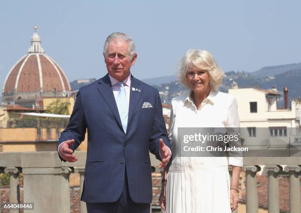 Prince Charles, Prince of Wales and Camilla, Duchess of Cornwall attend an event for the Italian Wool Industry and the Prince of Wales's Campaign for...