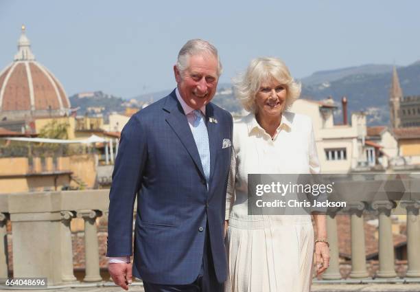 Prince Charles, Prince of Wales and Camilla, Duchess of Cornwall attend an event for the Italian Wool Industry and the Prince of Wales's Campaign for...