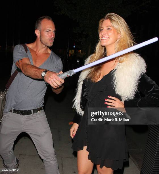 Francesca Hull attends the Star Wars Blu-Ray launch party held at the BT Tower on September 15, 2011 in London, England.