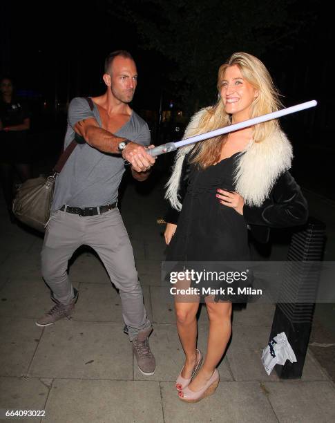 Francesca Hull attends the Star Wars Blu-Ray launch party held at the BT Tower on September 15, 2011 in London, England.