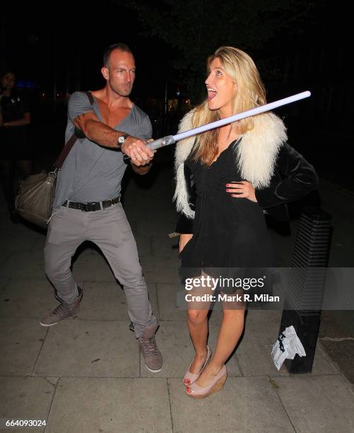 Francesca Hull attends the Star Wars Blu-Ray launch party held at the BT Tower on September 15, 2011 in London, England.