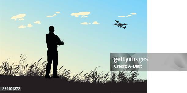 flight hobby - drone stock illustrations