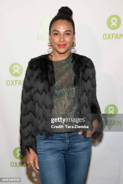 Actress Marsha Thomason Sykes attends Comedy Not Conflict at The Viper Room on April 2, 2017 in West Hollywood, California.