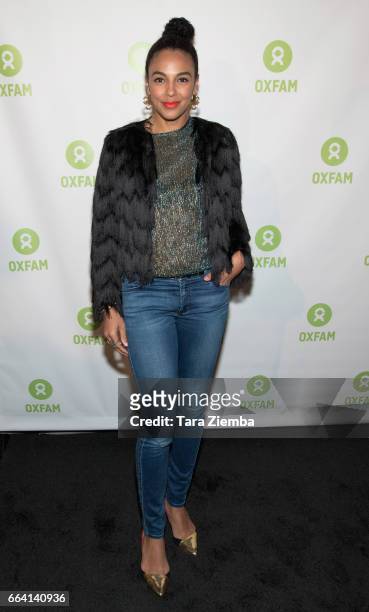 Actress Marsha Thomason Sykes attends Comedy Not Conflict at The Viper Room on April 2, 2017 in West Hollywood, California.