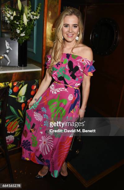 Tabitha Willet attends the launch of the Coco De Mer Icons Collection at Albert's Club on April 3, 2017 in London, England.