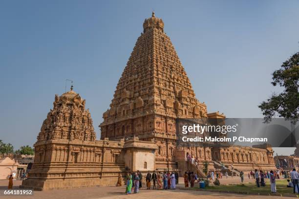 brihadishwara temple, thanjavur, (tanjore,) tamil nadu, india - india "malcolm p chapman" or "malcolm chapman" stock-fotos und bilder