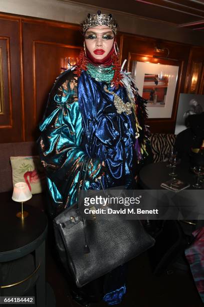 Daniel Lismore attends the launch of the Coco De Mer Icons Collection at Albert's Club on April 3, 2017 in London, England.