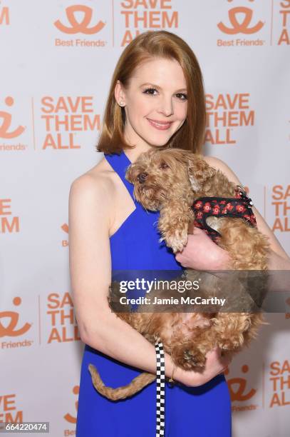 Actress Ashley Bell attends the 2017 Best Friends Benefit To Save Them All on April 3, 2017 in New York City.