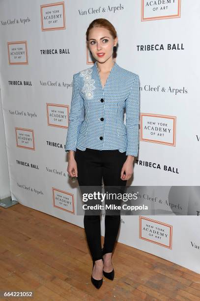 AnnaSophia Robb attends the 2017 Tribeca Ball at the New York Academy of Art on April 3, 2017 in New York City.