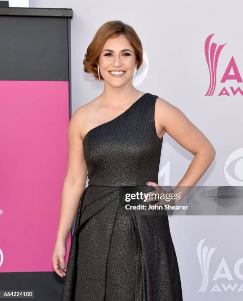 Personality Sophie Schillaci attends the 52nd Academy Of Country Music Awards at Toshiba Plaza on April 2, 2017 in Las Vegas, Nevada.