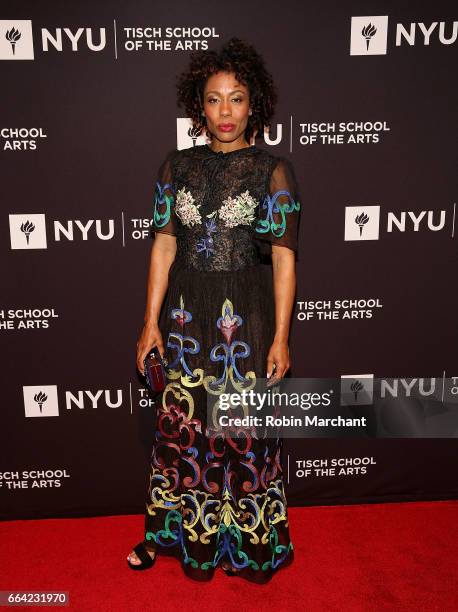 Karen Pittman attends NYU Tisch School of the Arts' 2017 Gala at Cipriani 42nd Street on April 3, 2017 in New York City.