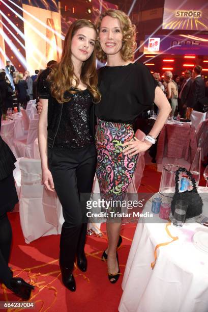 Franziska Reichenbacher and her daughter Serafina Reichenbacher during the LEA - PRG Live Entertainment Award 2017 After Show Party at Festhalle...