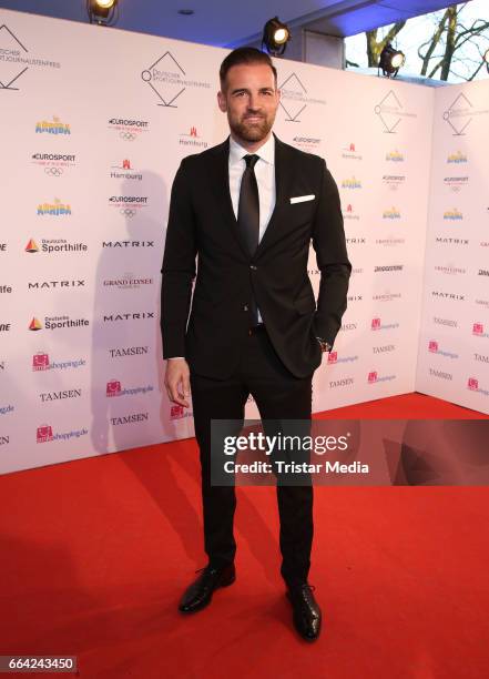 Christoph Metzelder attends the German Sports Journalism Award 2017 at Grand Elysee Hotel on April 03, 2017 in Hamburg, Germany.