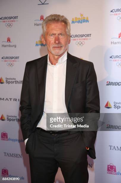 Paul Breitner attends the German Sports Journalism Award 2017 at Grand Elysee Hotel on April 03, 2017 in Hamburg, Germany.