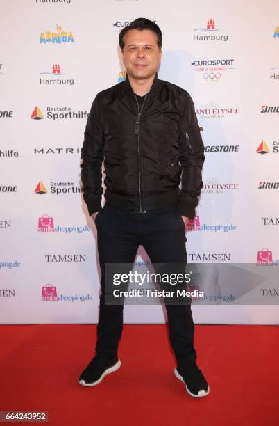 Markus Kavka attends the German Sports Journalism Award 2017 at Grand Elysee Hotel on April 03, 2017 in Hamburg, Germany.