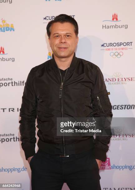 Markus Kavka attends the German Sports Journalism Award 2017 at Grand Elysee Hotel on April 03, 2017 in Hamburg, Germany.