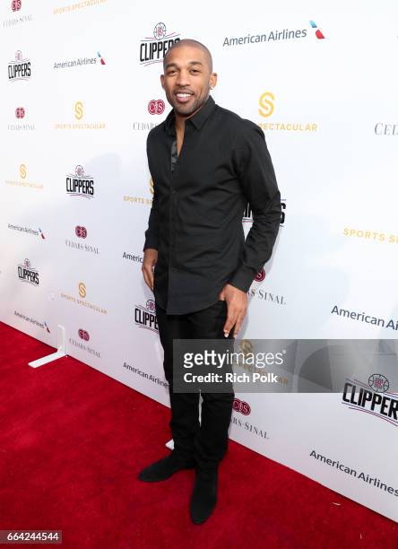 Player Orlando Scandrick attends 32nd Annual Cedars-Sinai Sports Spectacular at W Los Angeles - Westwood on April 3, 2017 in Los Angeles, California.
