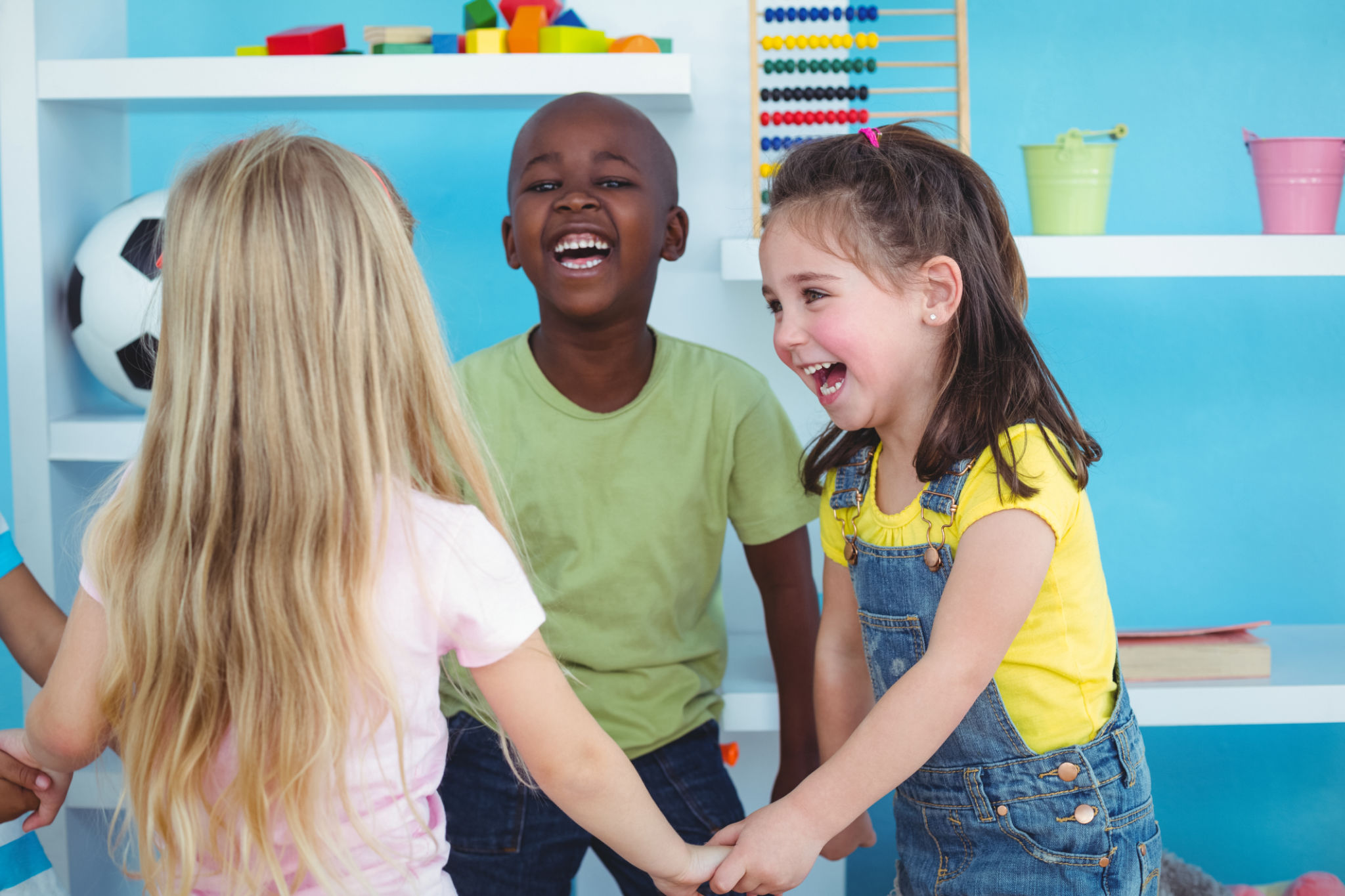 children playing together