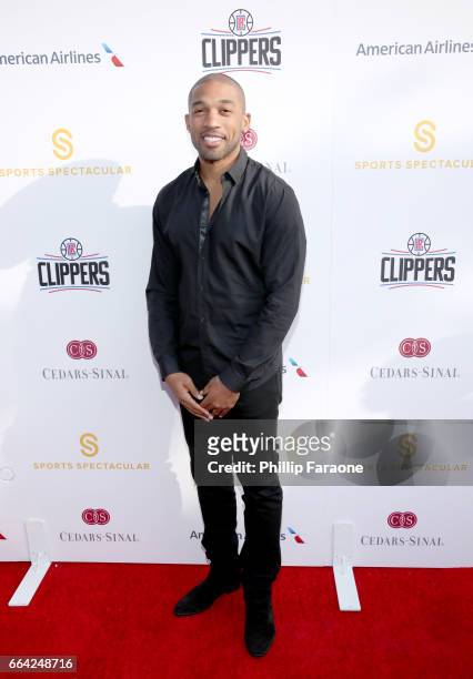 Player Orlando Scandrick attends 32nd Annual Cedars-Sinai Sports Spectacular at W Los Angeles - Westwood on April 3, 2017 in Los Angeles, California.