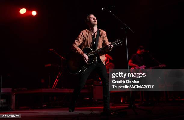 Musical group LANco performs onstage during the ACM Awards official after party at The Joint inside the Hard Rock Hotel & Casino on April 2, 2017 in...