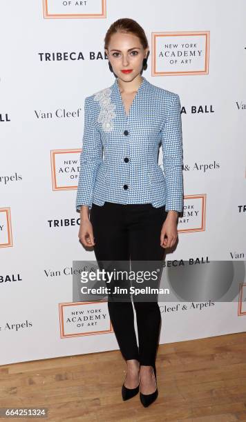 Actress AnnaSophia Robb attends the 2017 TriBeCa Ball at The New York Academy of Art on April 3, 2017 in New York City.