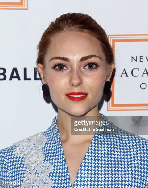 Actress AnnaSophia Robb attends the 2017 TriBeCa Ball at The New York Academy of Art on April 3, 2017 in New York City.