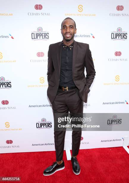 Player Luc Mbah a Moute attends 32nd Annual Cedars-Sinai Sports Spectacular at W Los Angeles - Westwood on April 3, 2017 in Los Angeles, California.