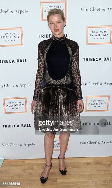Actress Gretchen Mol attends the 2017 TriBeCa Ball at The New York Academy of Art on April 3, 2017 in New York City.