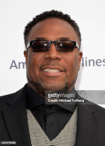Former NBA basketball player Cedric Ceballos attends the 32nd Annual Cedars-Sinai Sports Spectacular Gala at W Los Angeles - Westwood on April 3,...