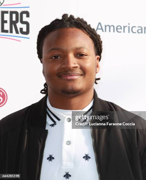Player Marqui Christian attends the 32nd Annual Cedars-Sinai Sports Spectacular Gala at W Los Angeles Westwood on April 3, 2017 in Los Angeles,...