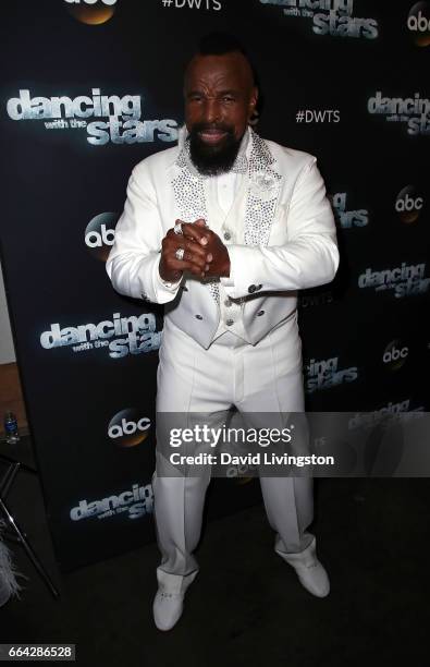 Actor Mr. T attends "Dancing with the Stars" Season 24 at CBS Televison City on April 3, 2017 in Los Angeles, California.